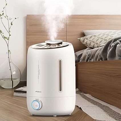 Deerma F500 Ultrasonic Humidifier Manual Air Purifier Rotatable Mist Nozzle Quiet Operation with Activated Carbon Filter