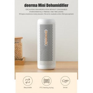 Deerma DEM-CS50M Mini Portable Dehumidifier Home Air Dryer Humidity Absorber