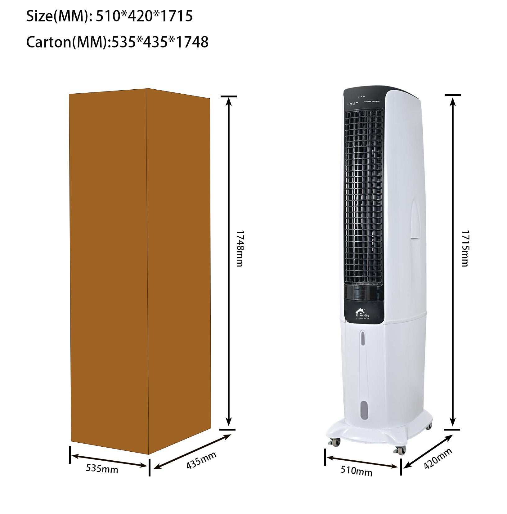 Evaporative Air Cooler EAC-70 – 1 YEAR WARRANTY